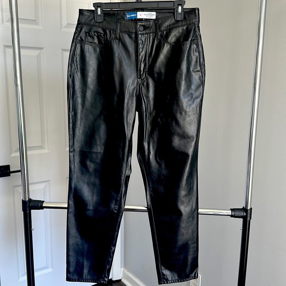 Old Navy faux leather pants size 10 - OG STRAIGHT